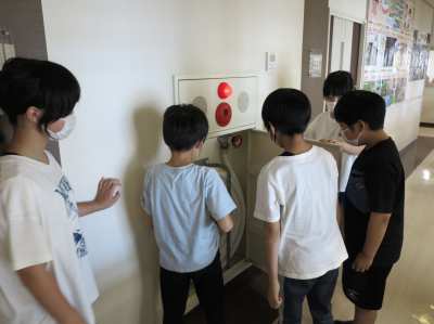 R7.7.28　学習室避難訓練